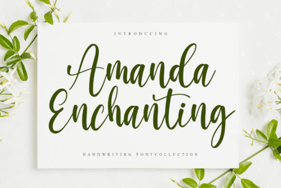 Amanda Enchanting: The Perfect Handwritten Font for Web Design
