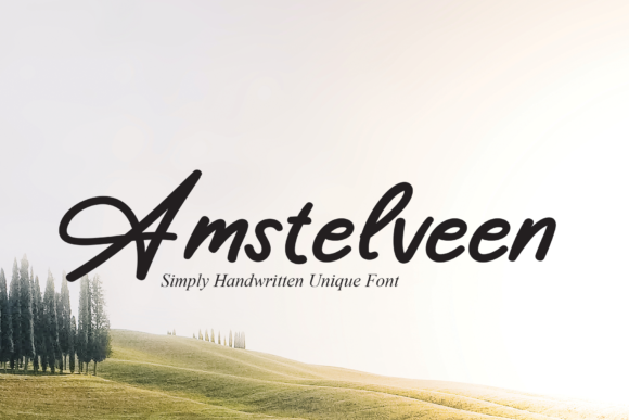 Amstelveen: The Handwritten Font for Scroll-Stopping Campaigns