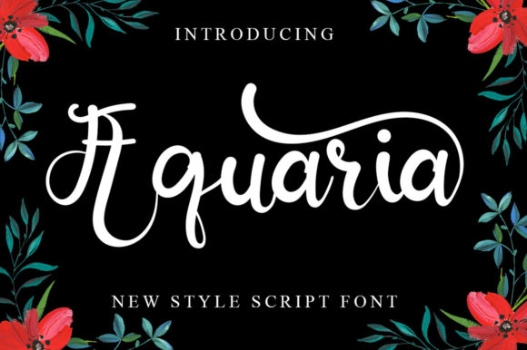 Aquaria Font: Elevating Web Design with Elegant Script Typography