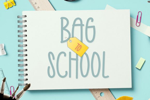 Bag to School: A Handwritten Typeface for Modern Web Design