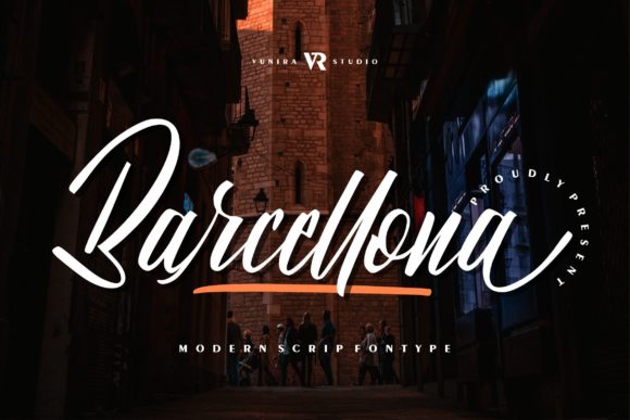 Barcellona Font: Elevating Small Business Branding with Elegance