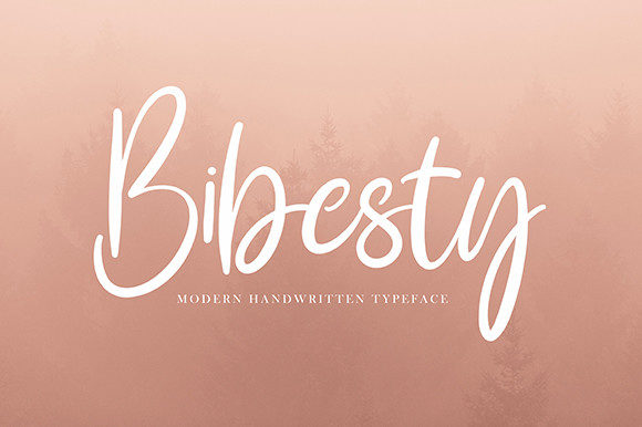 Bibesty: An Elegant Script Font for Editorial Design