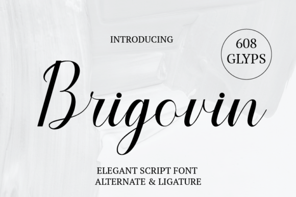 Brigovin Font Review: Elevating Web Headers with Handwritten Style