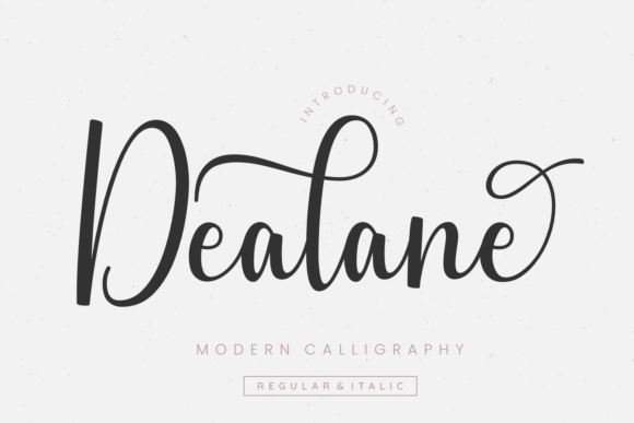 Dealane: A Versatile Script Font for Modern Branding