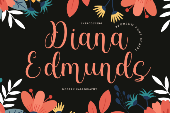 Diana Edmunds: A Handwritten Font for Elegant Web Design