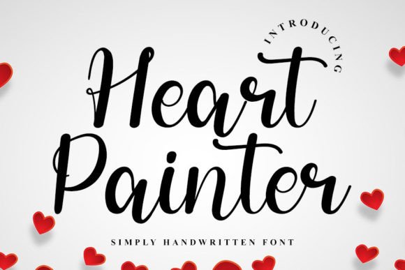 Heart Painter: A Handwritten Typeface for Modern Web Design