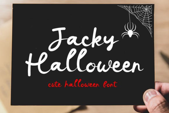 Jacky Halloween: A Sweet Handwritten Typeface for Editors