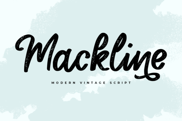 Mackline: A Handwritten Monoline Font for Modern Branding