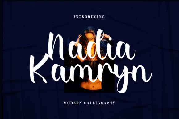 Nadia Kamryn: A Refined Handwritten Typeface for Editorial Design