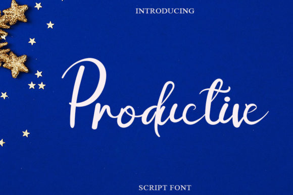 Productive Font: Elevate Your Handmade Brand with Elegant Script