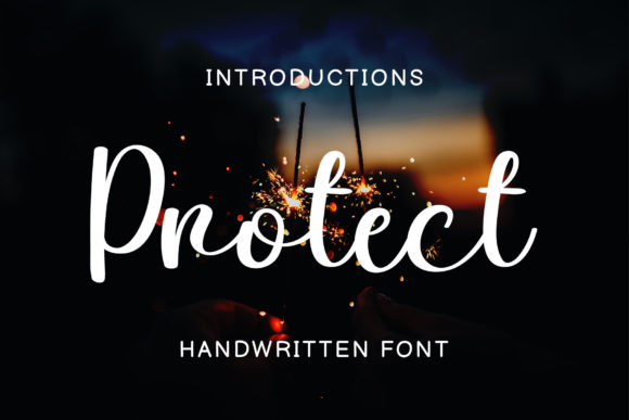 Protect Font: A Handwritten Typeface for Warm Branding