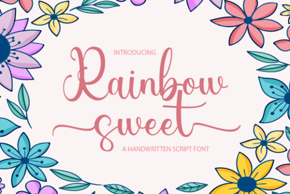 Rainbow Sweet: The Handwritten Font for Scroll-Stopping Marketing