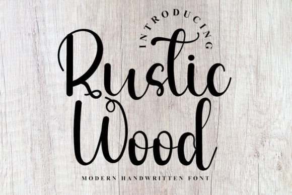 Rustic Wood: A Handwritten Font for Clear Campaigns