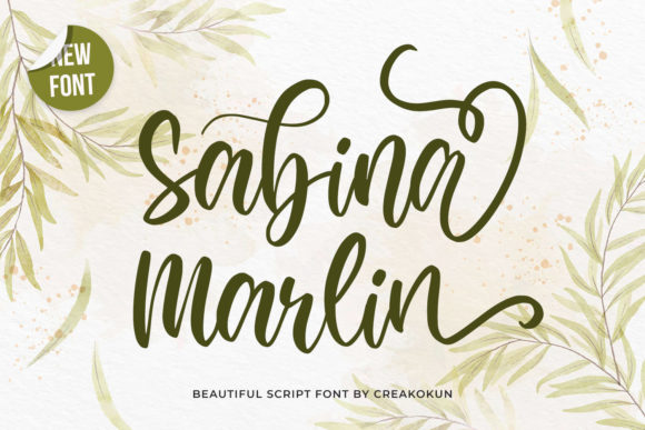 Sabina Marlin: A Handwritten Font for Modern Web Design