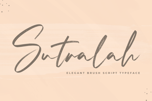 Sutralah: The Elegant Script Font for Polished Branding