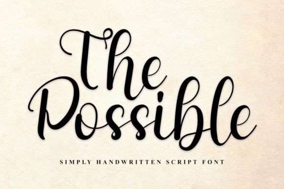 The Possible: A Handwritten Font for Polished Branding