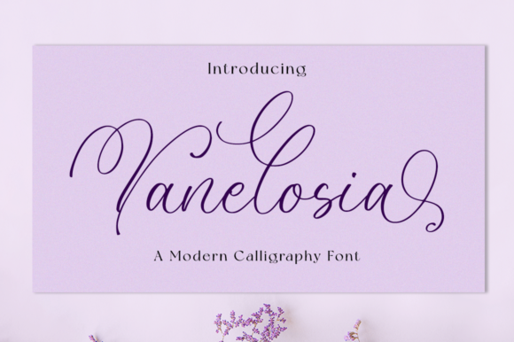 Vanelosia: A Dainty Script Font for Editorial Elegance