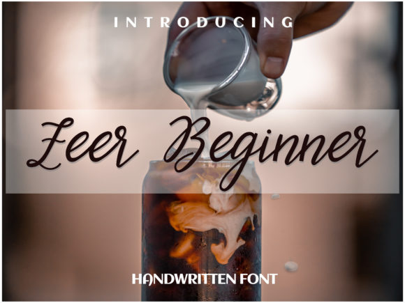 Zeer Beginner: The Elegant Handwritten Font for Makers